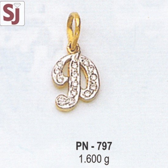 Alphabet Pendant PN-797