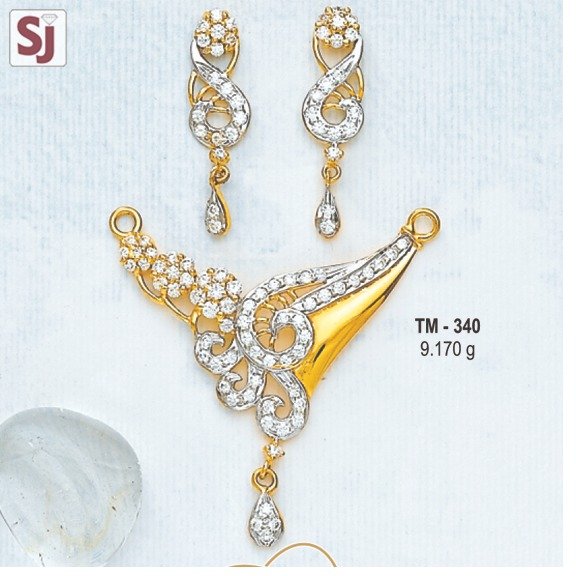 Mangalsutra pendant set tm-340