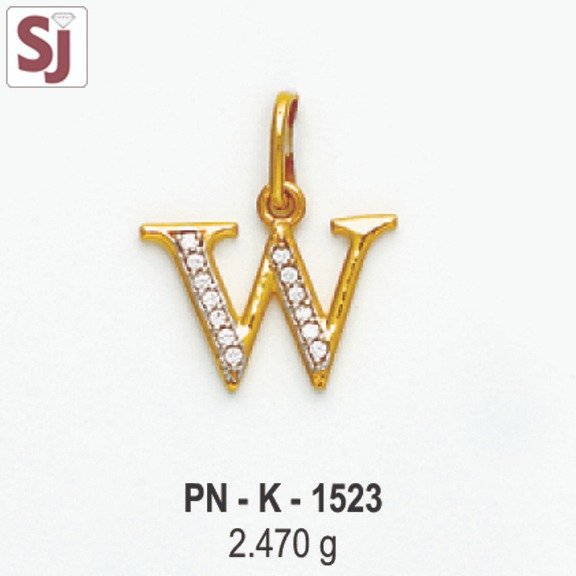 Alphabet Pendant PN-K-1523