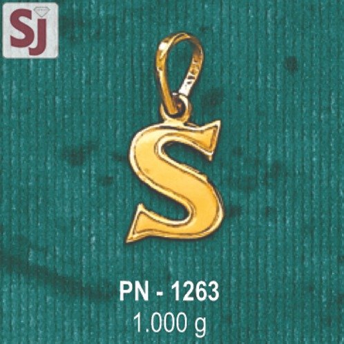 Letter Pendant PN-1263