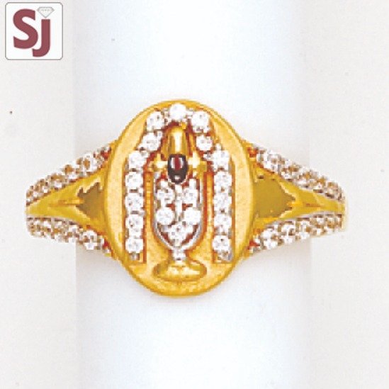Tirupati Balaji Gents Ring Diamond GAD-K-1775