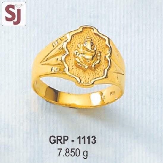 Ganpati Gents Ring Plain GRP-1113