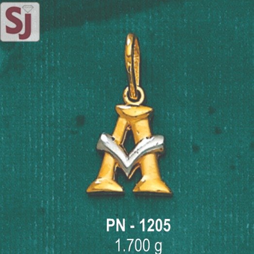 Alphabet pendant pn-1205