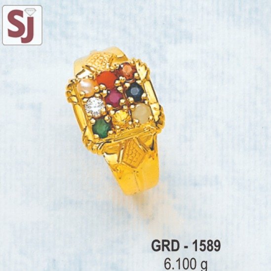 Navagraha Gents Ring Diamond GRD-1589