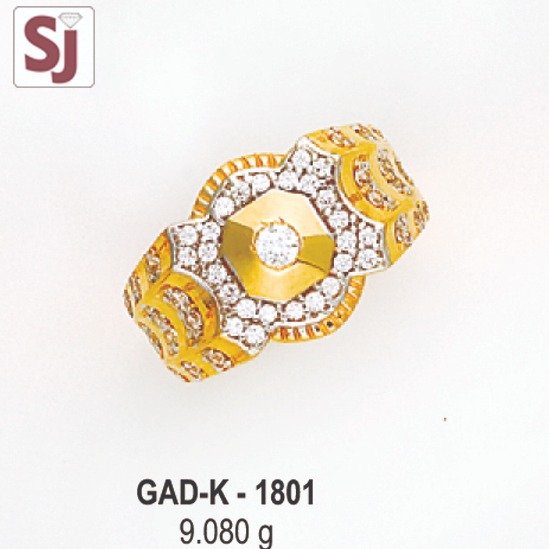 Gents Ring Diamond GAD-K-1801