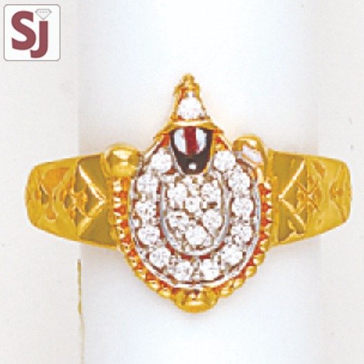 Tirupati Balaji Gents Ring Diamond GAD-K-1776