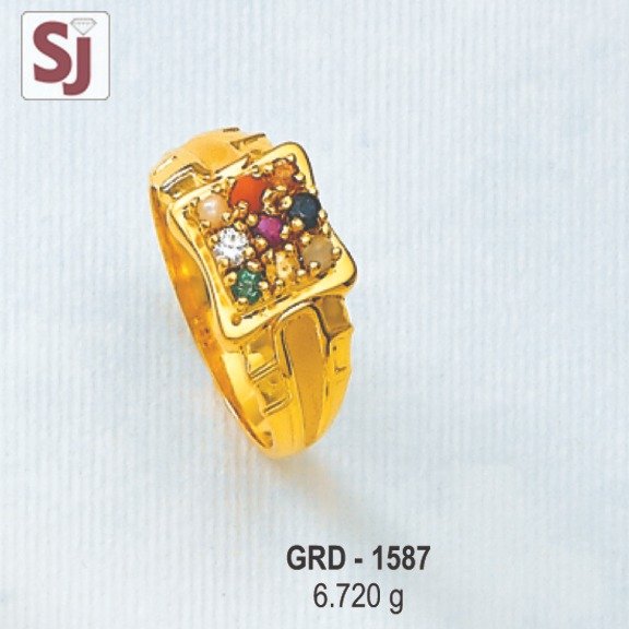 Navagraha Gents Ring Diamond GRD-1587