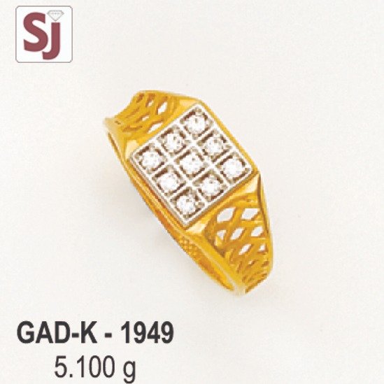Gents ring diamond gad-k-1949